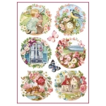 STAMPERIA DECOUPAGE RICE PAPER A4 - DFSA4293