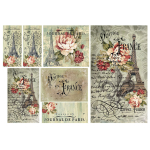 STAMPERIA DECOUPAGE RICE PAPER 48/33 - DFS197
