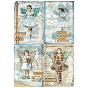 STAMPERIA DECOUPAGE RICE PAPER A4 - DFSA4246