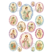 CALAMBOUR DECOUPAGE PAPER 48/33 CM - DGR 257