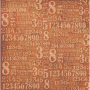STAMPERIA NUMBERS DECOUPAGE RICE PAPER 50/50 - DFT223