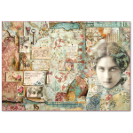 STAMPERIA DECOUPAGE RICE PAPER 48/33 - DFS387