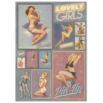 STAMPERIA DECOUPAGE PAPER 70/50 - DFG428