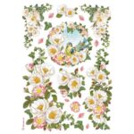 STAMPERIA DECOUPAGE RICE PAPER A4 - DFSA4177