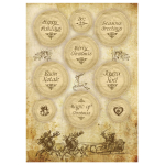 STAMPERIA DECOUPAGE RICE PAPER A4 - DFSA4202