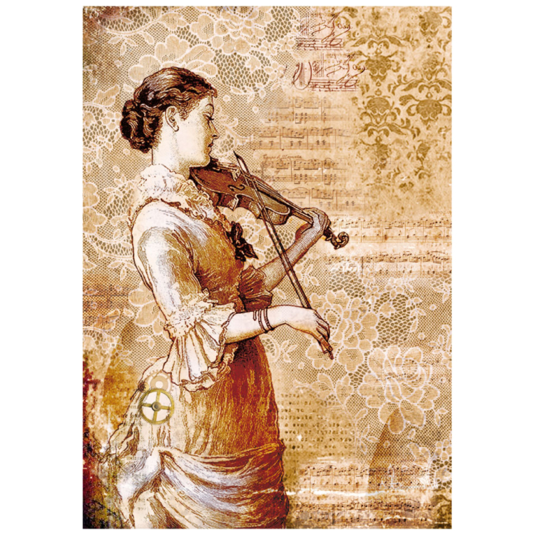 STAMPERIA DECOUPAGE RICE PAPER A4 - DFSA4269 - Image 1