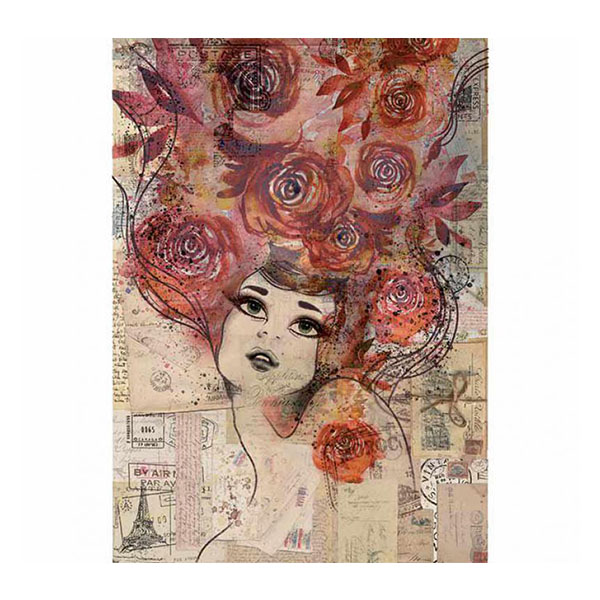 714373 STAMPERIA DECOUPAGE RICE PAPER A4 - DFSA4373 - Image 1