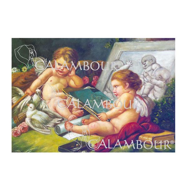 715055 CALAMBOUR DECOUPAGE PAPER 48/33 CM - RP 55 - Image 1