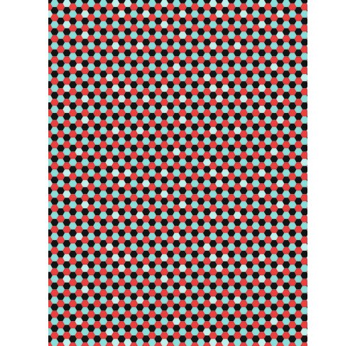 FDAHEXAGINAL DECOPATCH DECORATION PAPER 30/40 CM., 719 - Image 1