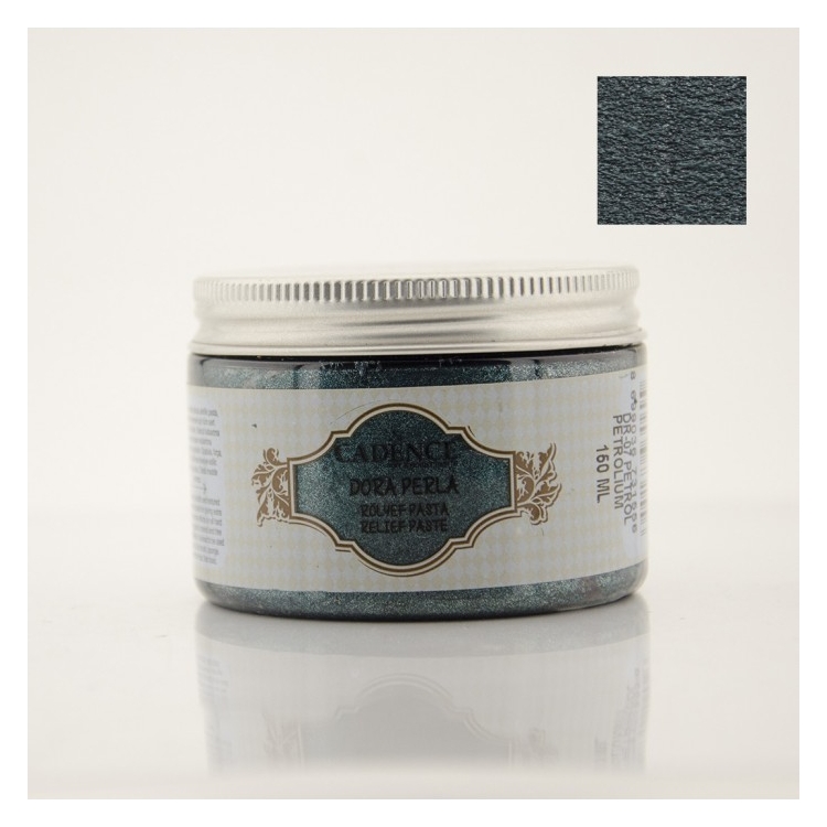 CADENCE EMBOSSED PASTE DORA PERLA 150 ML. - PETROLIUM DR-07 - Image 1