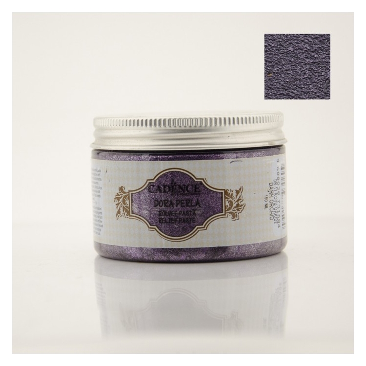 CADENCE EMBOSSED PASTE DORA PERLA 150 ML. - DARK ORCHID DR-11 - Image 1