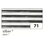 FOLIA COLORED CORRUGATED CARDBOARD 50/70 SILVER