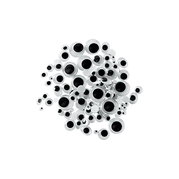750900-84560 FOLIA EYES FOR DECORATION 100 PCS - Image 1