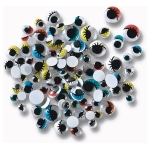 FOLIA EYES FOR DECORATION COLOR 100 PCS