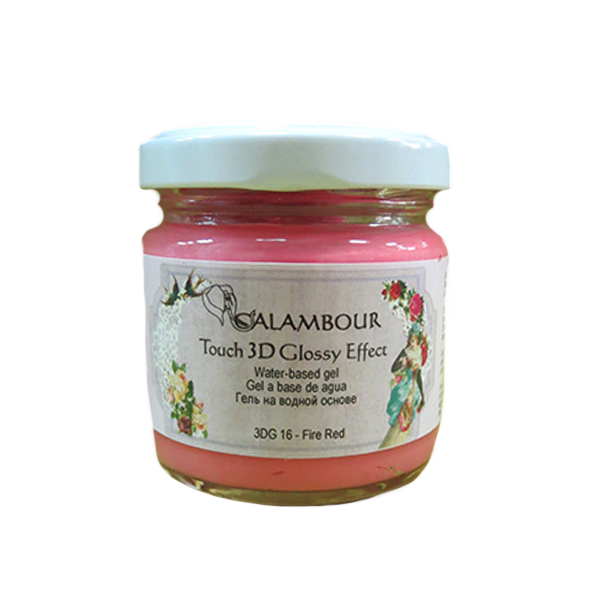 778011 CALAMBOUR WATER-BASED GEL 3DG16 100 ML - RED - Image 1