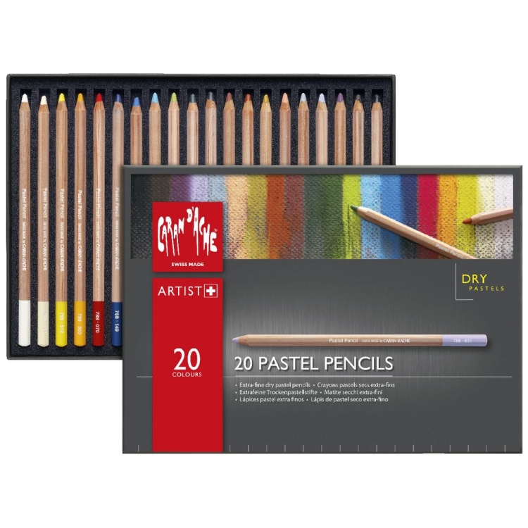 CARAN D'ACHE PASTEL PENCILS SET 20 CV - Image 1