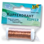 FOLIA COPPER WIRE 0.3 MM X 80 M - COPPER