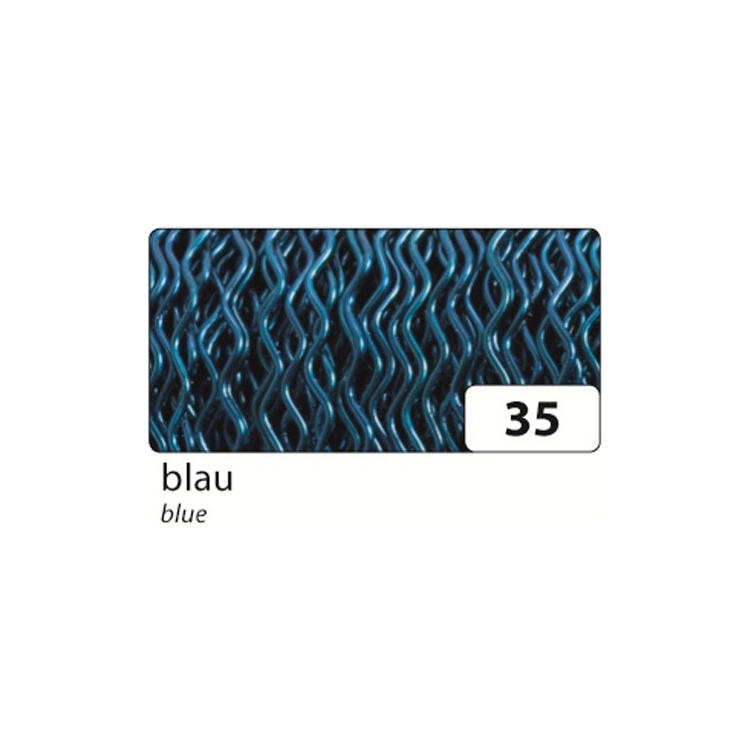 FOLIA CURLY WIRE 0.3 MM X 60 M - BLUE - Image 1