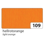FOLIA CREPE PAPER 50CM/2.5M ORANGE LIGHT