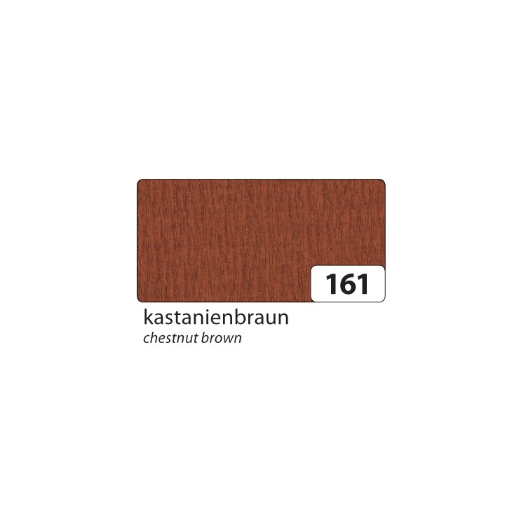 822161-84430 FOLIA CREPE PAPER 50CM/2.5M BROWN CHESTNUT - Image 1