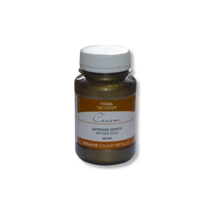 827981-81503 SONNET TEMPERA PAINT 100 ML. - ANTIQUE GOLD - Image 1