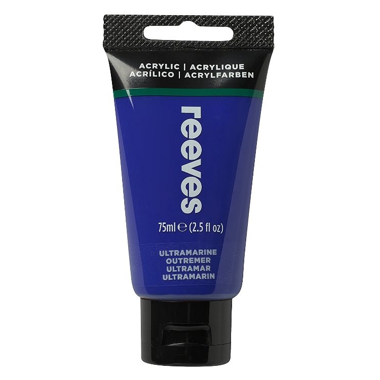 REEVES ACRYLIC PAINT 75 ML - ULTRAMARINE 8341340 - Image 1