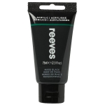 REEVES ACRYLIC PAINT 75 ML - MARS BLACK 8341630