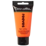 REEVES ACRYLIC PAINT 75 ML - ORANGE FLUORESCENT 8341883