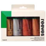 REEVES ACRYLIC PAINTS METALLIC 4 CV X 75 ML-8394204