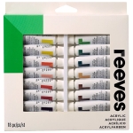REEVES ACRYLIC PAINTS 18 CV X 10 ML-8394210