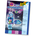 FOLIA GLITTER CARDBOARD 24/34 300 G 5 ICE SHEETS