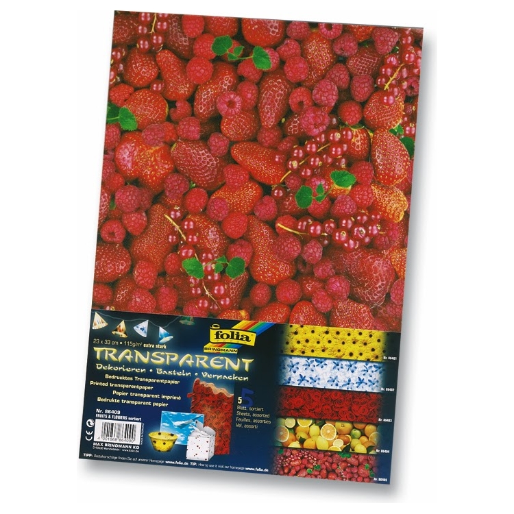 864090-86010 FOLIA FLOWER TRACING FOR DECORATION GERBERA-ASSORTED 115 G.23/33CM - Image 1