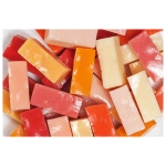 MOSAIKSTEIN MOSAIC 18/8/8 MM 200 G SM699E - RED-ORANGE MIX