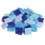 MOSAIKSTEIN MOSAIC 10X10X4 MM 1 KG J29-10B - BLUE MELANGE