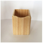 NEWART WOODEN PENCIL CASE 8/8/10 CM - AS-WB27