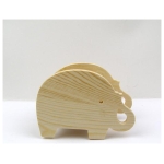 NEWART WOODEN PENCIL CASE - ELEPHANT 14/7.5/10 CM - AS-WB35