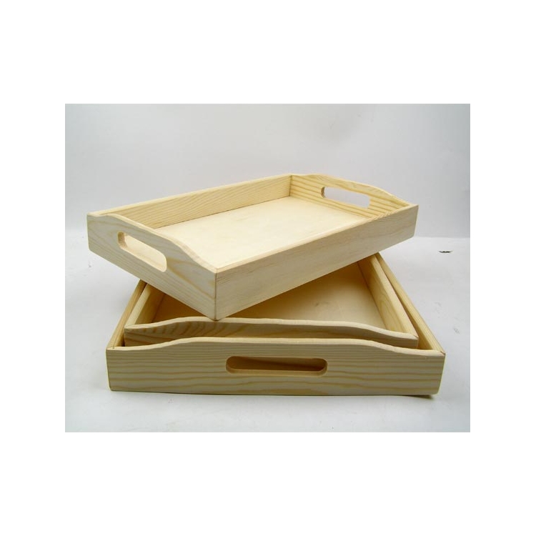 NEWART WOODEN TRAYS FOR DECORATION SET - AS-WB55 - Image 1