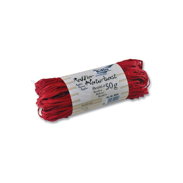 902000-84662 FOLIA RAFFIA RED 50 G - Image 1