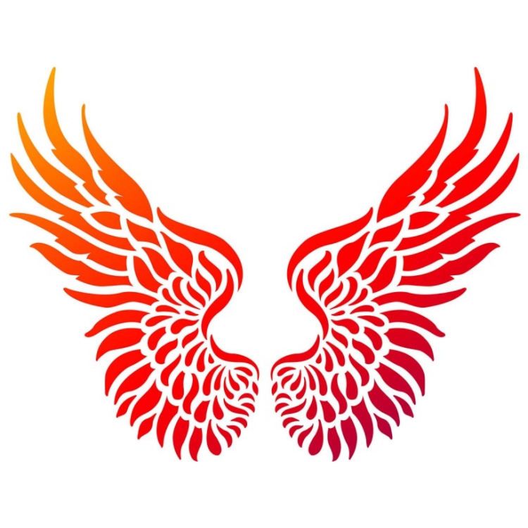 VIVA DECOR UNIVERSAL PATTERN A4 - WINGS - Image 1