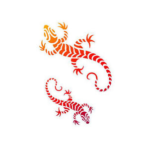 902330-127907 VIVA DECOR UNIVERSAL PATTERN A4 - GECKO - Image 1