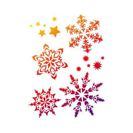 902416-115220 VIVA DÉCOR UNIVERSAL PATTERN A3 - FILIGREE FLAKES - Image 1