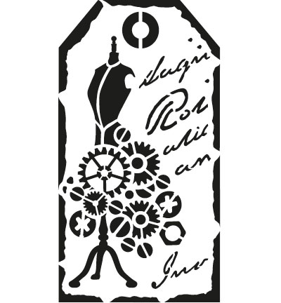 902700-106343 VIVA DÉCOR UNIVERSAL PATTERN A5 - TAG DRESSMAKER'S DUMMY - Image 1