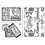 VIVA DECOR UNIVERSAL PATTERN A4 - VINTAGE FLOWER GARDEN