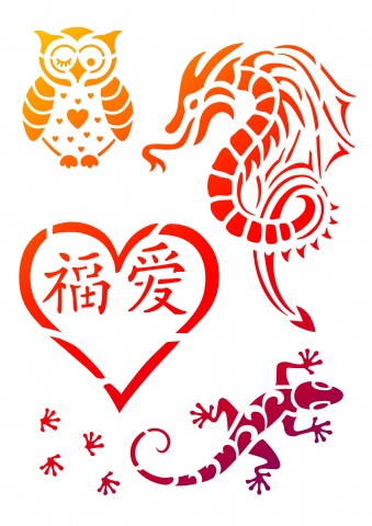 902710-115216 VIVA DÉCOR UNIVERSAL TEMPLATE A4 - ASIA - Image 1