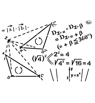 902744-108508 VIVA DECOR UNIVERSAL TEMPLATE A4 - MATHEMATICS - Image 1