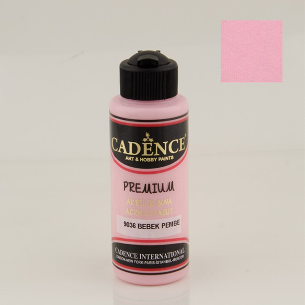 903602 CADENCE ACRYLIC PAINT PREMIUM 120 ML. - BABY PINK 9036 - Image 1