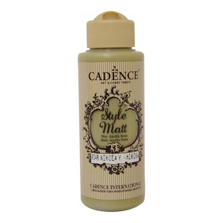 CADENCE ACRYLIC PAINT STYLE MATT 120 ML. - MIMOSA GREEN 9048 - Image 1