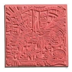 CERNIT DESIGNER RUBBER STAMP - VILLAGE
