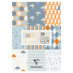 CLAIREFONTAINE BLOCK DESIGNER PAPER A5, 200 G 20 l. 1