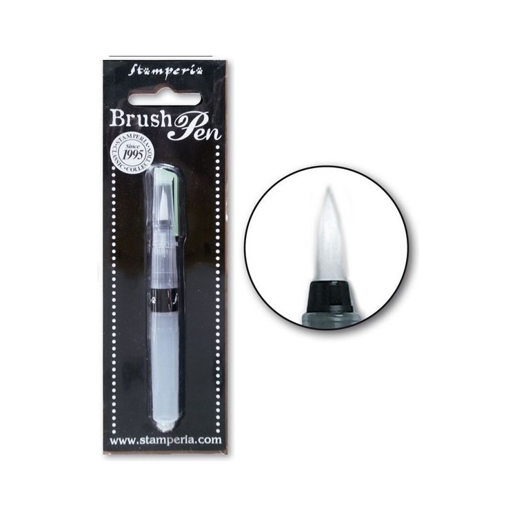 STAMPERIA BRUSH WITH TANK KRB01 - Image 1